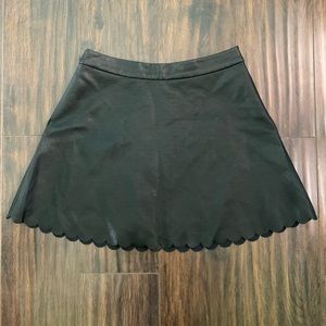 Club Monaco vegan leather skirt